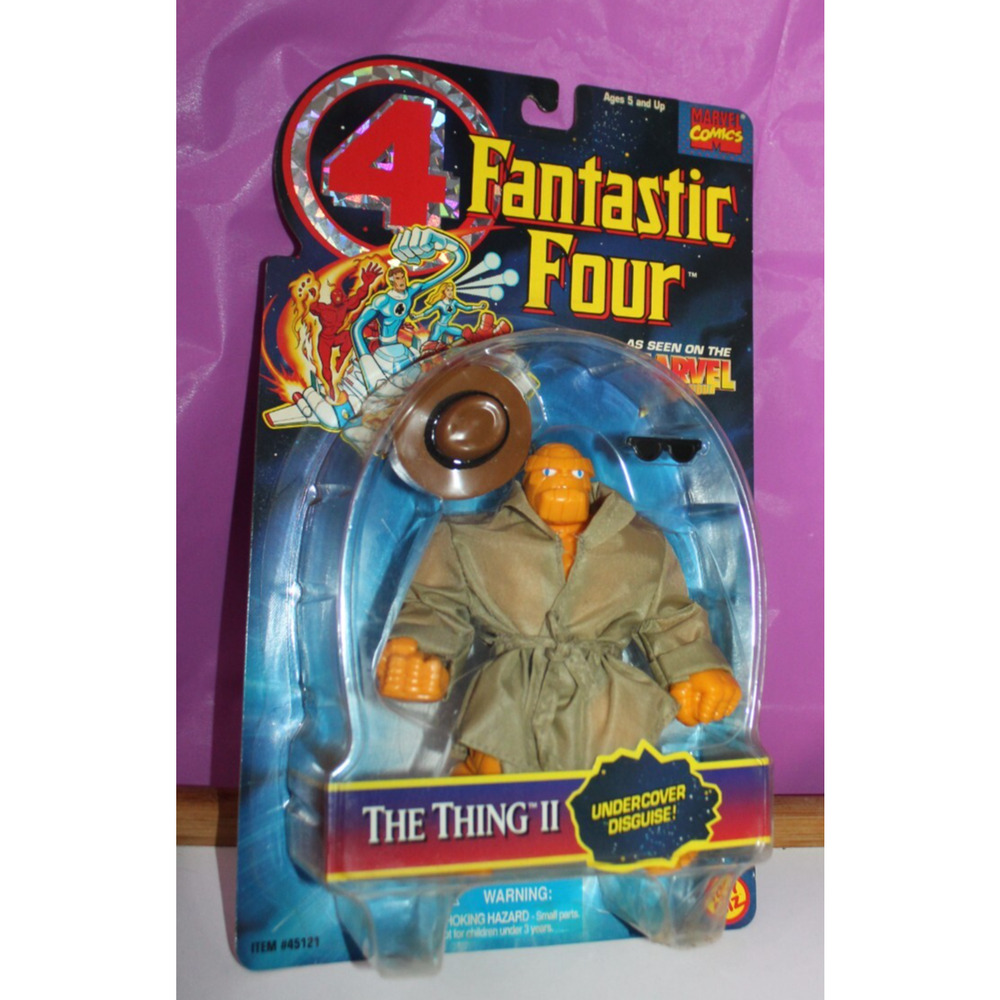 Marvel Comics Fantastic Four The Thing II Undercover Disguise Toy Biz 1995